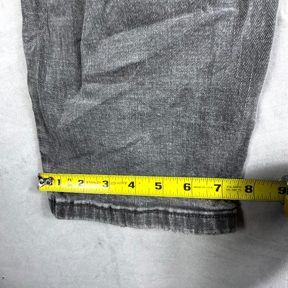 Urban Star Classic Jeans Mens 36x30 Gray Denim Cotton Stretch Slim Straight Leg - Picture 8 of 16